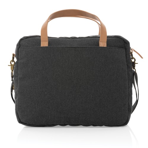 Impact AWARE™ 16 oz. recycled canvas laptoptas Impact AWARE™ 16 oz. recycled canvas laptoptas