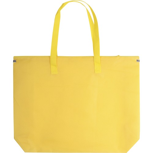 * BORSA SHOPPING CON CHIUSURA LAMPO IN TNT (100 gr/mq)