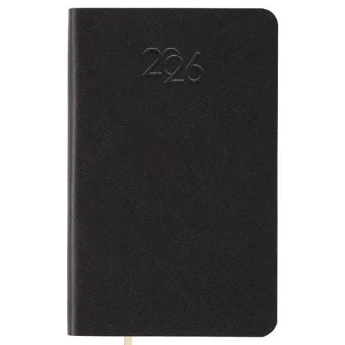 Agenda de poche hebdomadaire 2026 avec couverture souple en PU résistant à la chaleur Agenda de poche hebdomadaire 2026 avec couverture souple en PU résistant à la chaleur