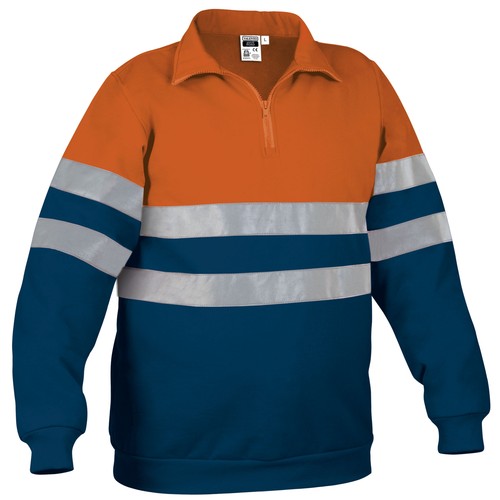bluza z odblaskowymi paskami
