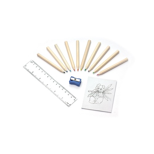 Colour pencils with colouring book DECOR Colour pencils with colouring book DECOR
