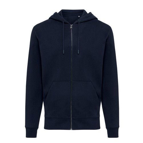 Sweat à capuche avec zip en coton recyclé IQONIQ Abisko