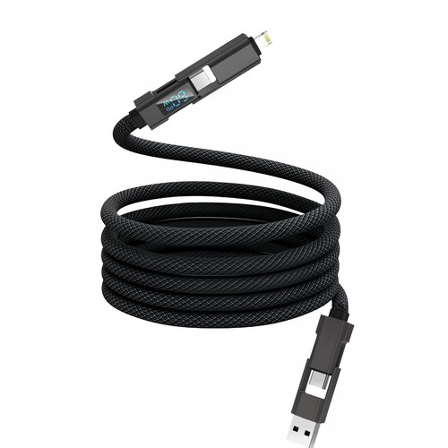100W Display ultra fast charge magnetic cable