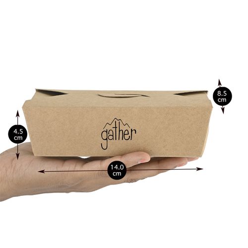 Boîte à emporter en kraft (700ml)