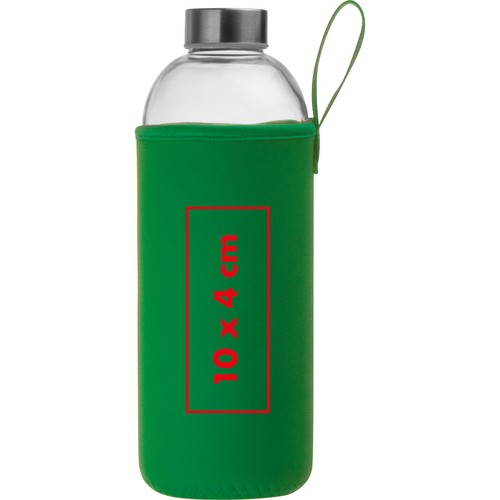 Bouteille avec manchon en néoprène 1000 ml Bouteille avec manchon en néoprène 1000 ml