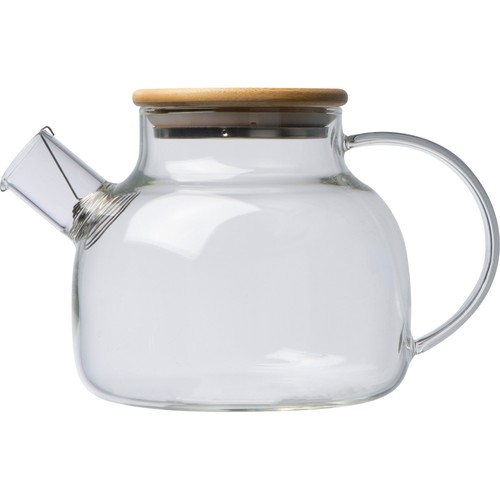 Glass jug with bamboo lid, 1000ml Glass jug with bamboo lid, 1000ml