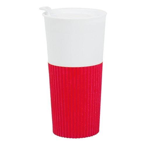 Bicchiere con coperchio apribile. 450ml Trou Bicchiere con coperchio apribile. 450ml Trou