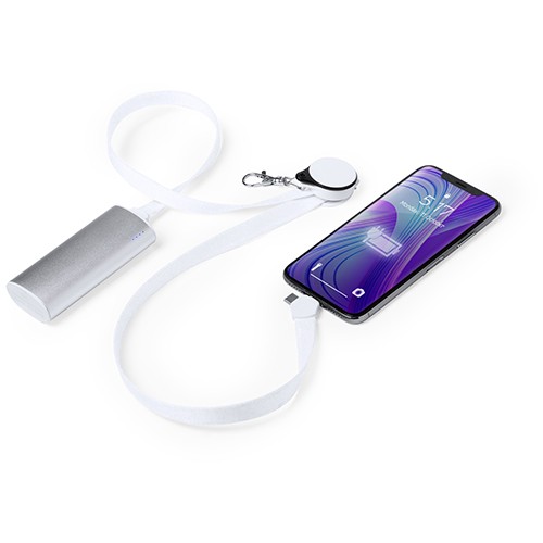 Lanyard avec câble de recharge. Aburdees Lanyard avec câble de recharge. Aburdees