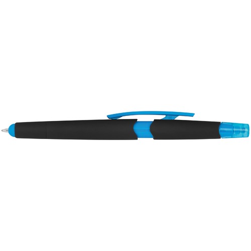 Plastic ballpen with highlighter and touch function Plastic ballpen with highlighter and touch function