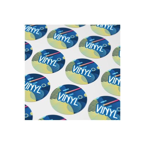 Vinyl Sticker Round Ø 17 mm Vinyl Sticker Round Ø 17 mm