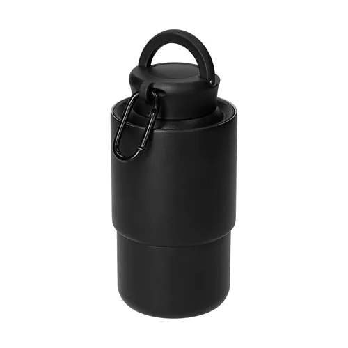 Tasse en acier inoxydable avec mousqueton « Trail » Tasse en acier inoxydable avec mousqueton « Trail »