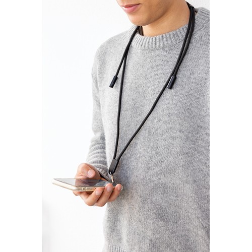 LoopAmp RCS rPET verstelbaar telefoonkoord met 60W kabel LoopAmp RCS rPET verstelbaar telefoonkoord met 60W kabel