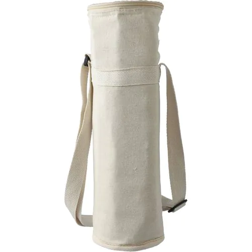 Recycled cotton (270 gsm) bottle cooler bag Eugene Recycled cotton (270 gsm) bottle cooler bag Eugene