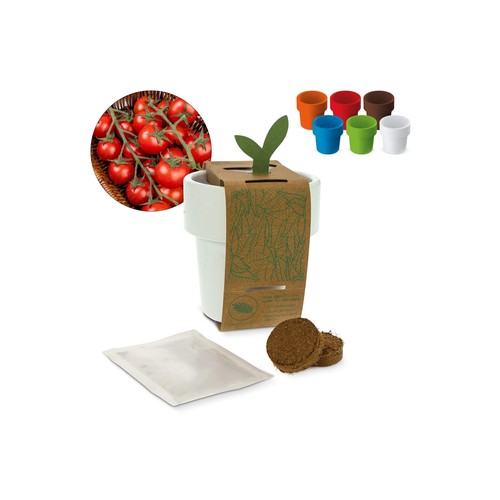 Hot-but-cool cup with cherrytomato