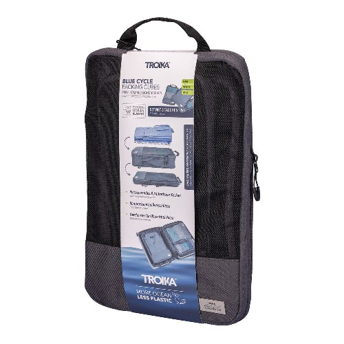 Blue Cycle Packing Cubes TROIKA BLUE CYCLE PACKING CUBES Blue Cycle Packing Cubes TROIKA BLUE CYCLE PACKING CUBES