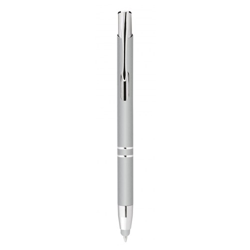 STYLO À BILLE ALUMINIUM EN GOMME