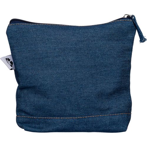 Recycled denim cosmetic bag Orin