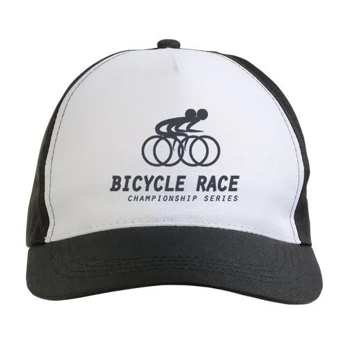 Polyester Hat, 5 panels, with adjustable velcro strap Polyester Hat, 5 panels, with adjustable velcro strap