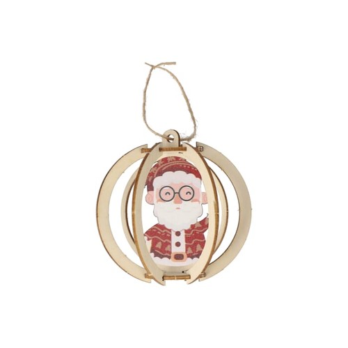 InSideOut Houten kerstornament set van 3 InSideOut Houten kerstornament set van 3