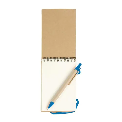 Bloc notes en papier recyclable avec stylo en carton (9x14,8 cm) Bloc notes en papier recyclable avec stylo en carton (9x14,8 cm)