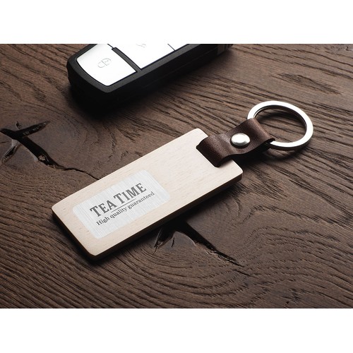 Wooden keyring