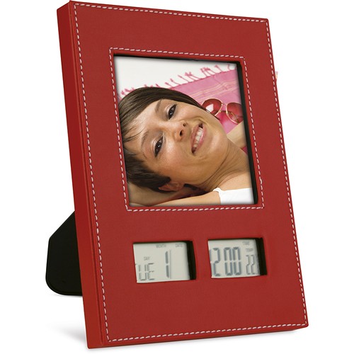 * OROLOGIO LCD CON PORTAFOTO IN PLASTICA E PU * OROLOGIO LCD CON PORTAFOTO IN PLASTICA E PU