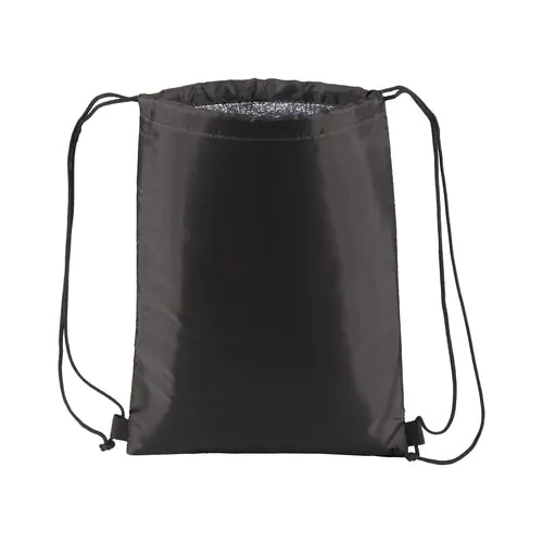 210T polyester insulated backpack with drawstring closure 210T polyester insulated backpack with drawstring closure