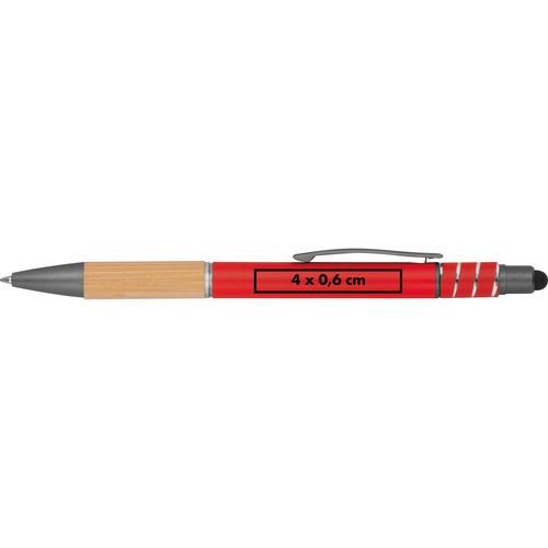 Anti-stress pen van aluminium