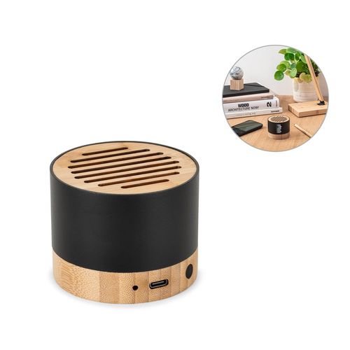 FERDINAND. Portable speaker made of recycled aluminum (100% rAL) with 3 hours of battery life FERDINAND. Portable speaker made of recycled aluminum (100% rAL) with 3 hours of battery life