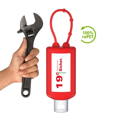 Pâte de nettoyage des mains, Bumper de 50 ml, rouge, Body Label Pâte de nettoyage des mains, Bumper de 50 ml, rouge, Body Label