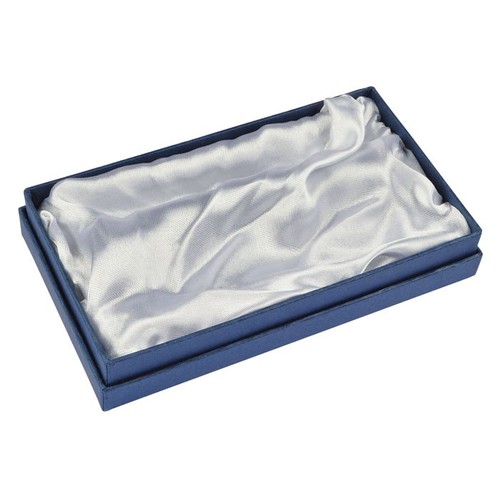 BOÎTE CARTON BLEU - SATIN BLANC - VIDE BOÎTE CARTON BLEU - SATIN BLANC - VIDE
