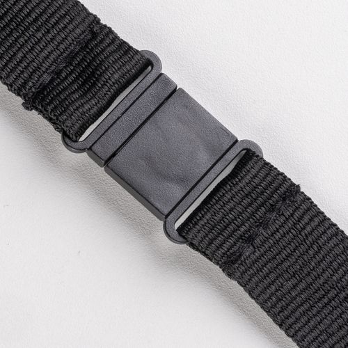 Polyester neck ribbon with cell phone holder tag Polyester neck ribbon with cell phone holder tag