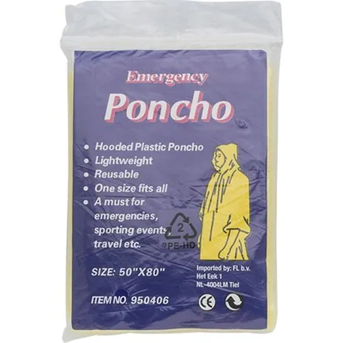 Poncho with hood