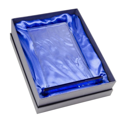 BLUE TRANSPARENT GLASS 200X120X10 MM BLUE TRANSPARENT GLASS 200X120X10 MM