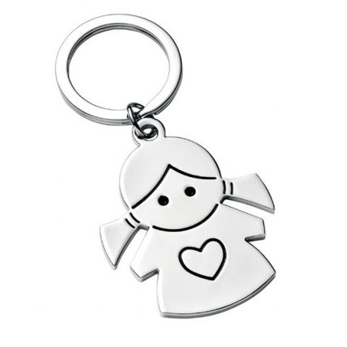 PORTE-CLÉS "PETITE FILLE - COEUR"