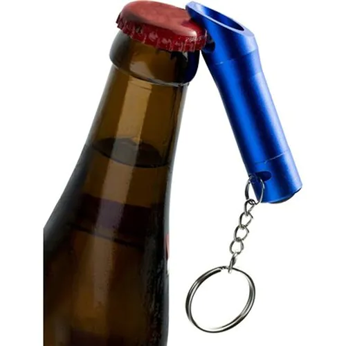 Keyring, LED light, bottle opener