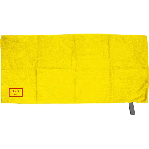 Handdoek van microvezel met elastiek Handdoek van microvezel met elastiek