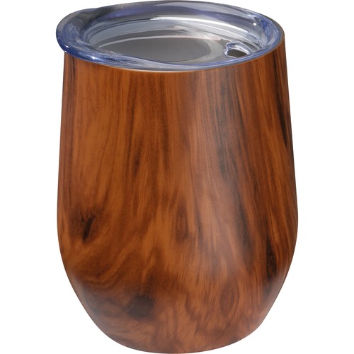 Taza de acero inoxidable con aspecto de madera Brighton Taza de acero inoxidable con aspecto de madera Brighton