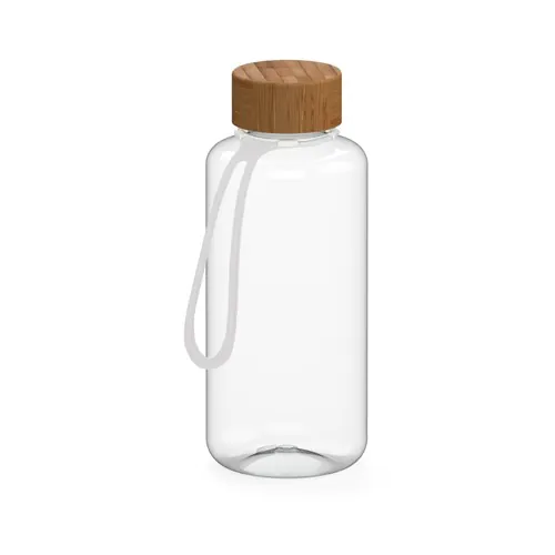 Drink bottle "Natural" clear-transparent incl. strap, 1.0 l Drink bottle "Natural" clear-transparent incl. strap, 1.0 l