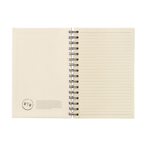 Sugarcane Bagasse Spiral Notebook A5 Notizbuch