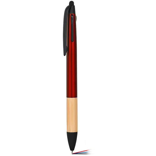 3 COLORS TOUCH SCREEN BALLPOINT PEN IN PLASTIC AND BAMBOO 3 COLORS TOUCH SCREEN BALLPOINT PEN IN PLASTIC AND BAMBOO