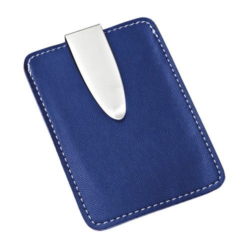 CREDIT CARD HOLDER/ MONEY CLIP BLUE