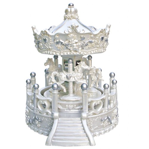 CARROUSEL ANGES BLANC/ARGENT-h=170mm CARROUSEL ANGES BLANC/ARGENT-h=170mm
