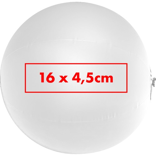 Pelota hinchable de playa frosted.