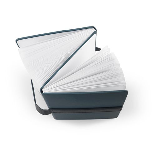 SANDERSON. Bloc de notas A5 de PU (50% reciclado) con dos bloques: páginas rayadas y páginas lisas SANDERSON. Bloc de notas A5 de PU (50% reciclado) con dos bloques: páginas rayadas y páginas lisas