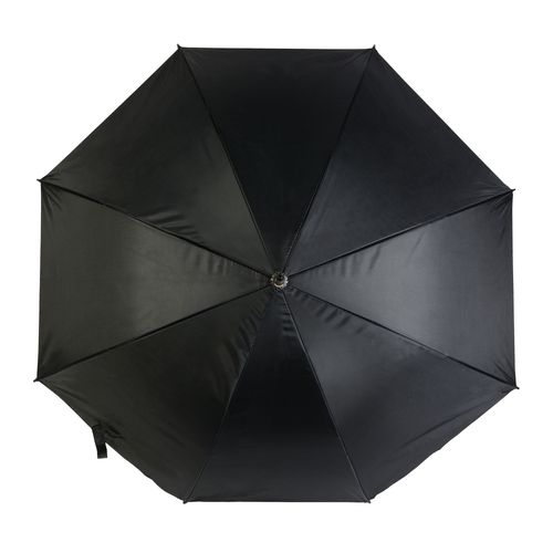 Automatic umbrella with metal shaft and plastic crook handle Automatic umbrella with metal shaft and plastic crook handle