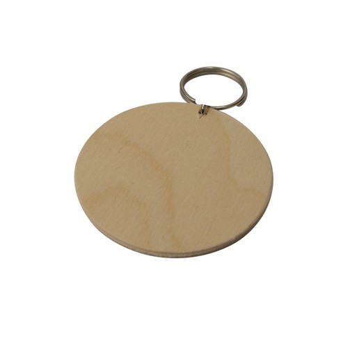 CUSTOMIZABLE WOODEN KEYCHAIN