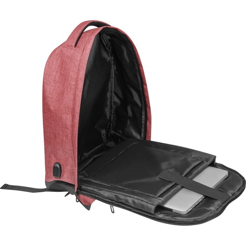 Zaino in poliestere 600d con porta usb HEIKO Zaino in poliestere 600d con porta usb HEIKO