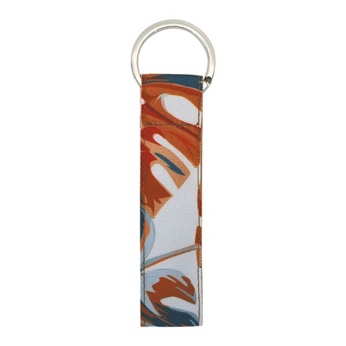 CUSTOMIZABLE POLYESTER AND CORK KEYCHAIN CUSTOMIZABLE POLYESTER AND CORK KEYCHAIN