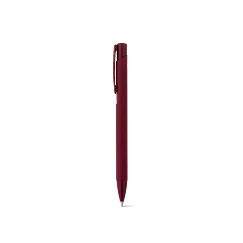 CLINT. Recycled aluminium (100% rAL) ballpoint pen with rubber finish